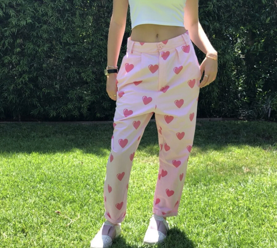 Брюки Lazy Oaf Heart Trousers: купить с 